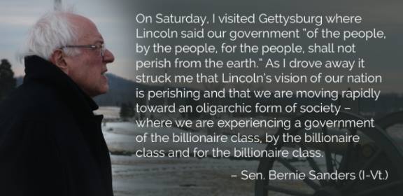 Bernie at Gettysburg